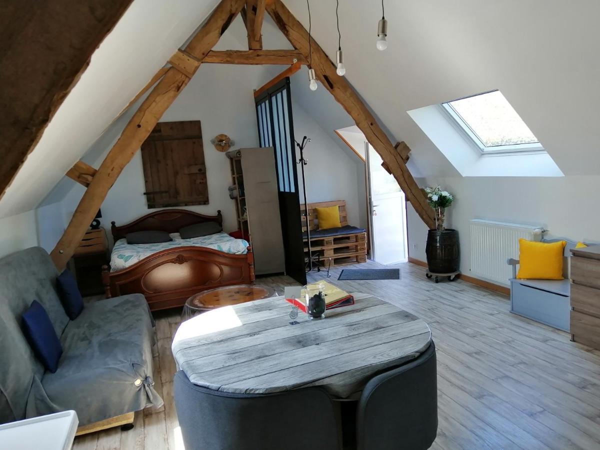 Bed and Breakfast Les Ch'Tis Normands Domjean Exterior foto